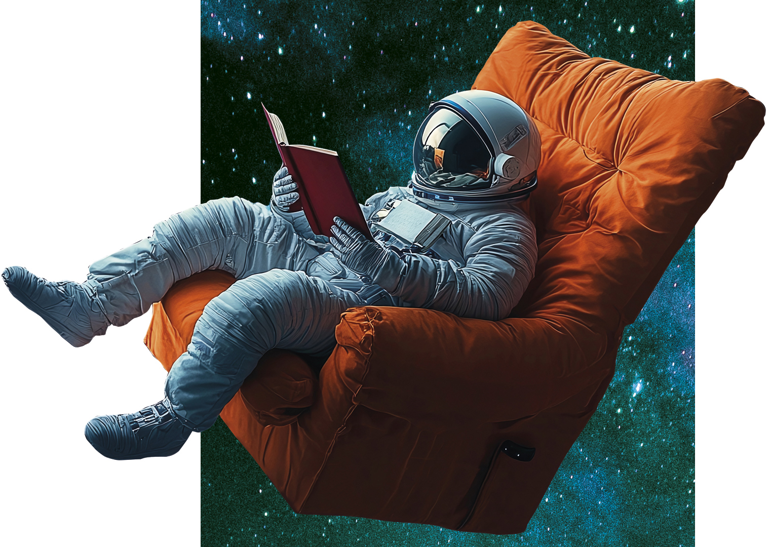 Amazing panorama blue night sky milky way and star on dark backg