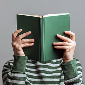 The person behind book